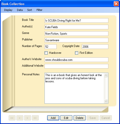 best database software for book collectors